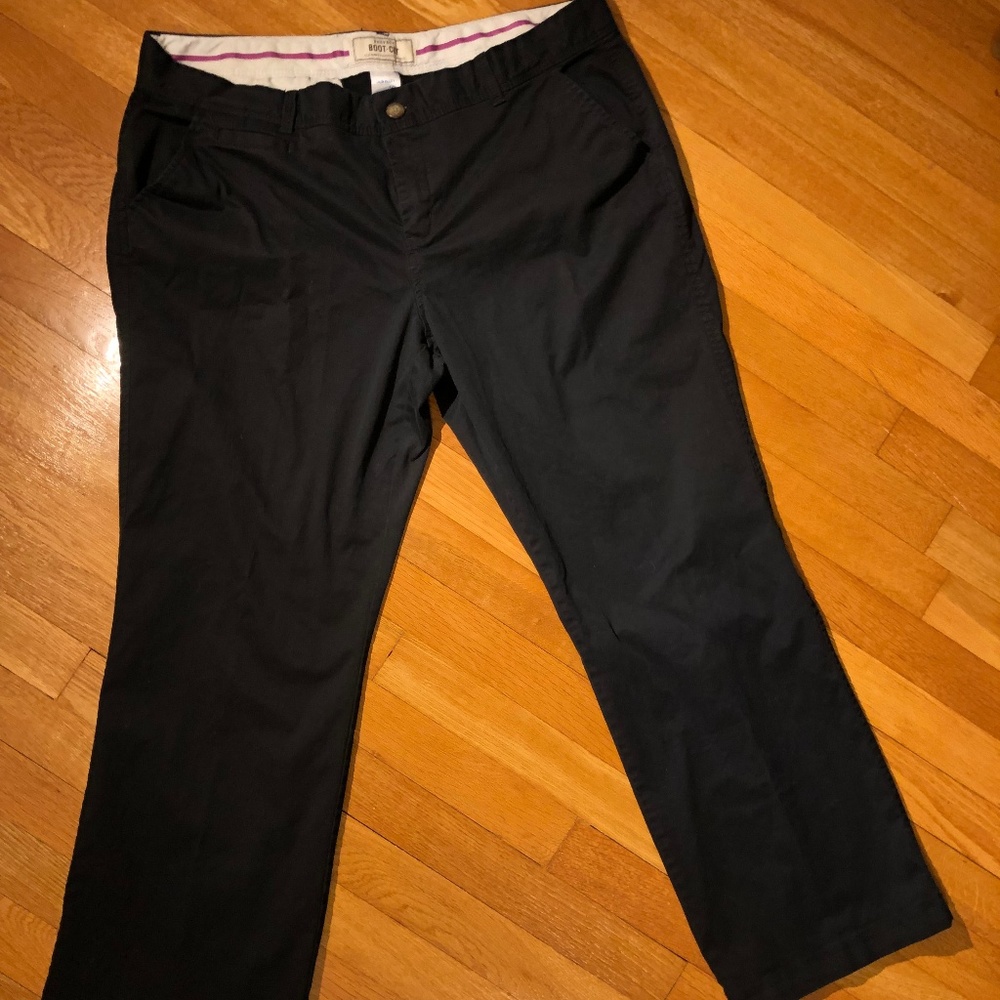 Old Navy Black Bootcut Pants Size 16